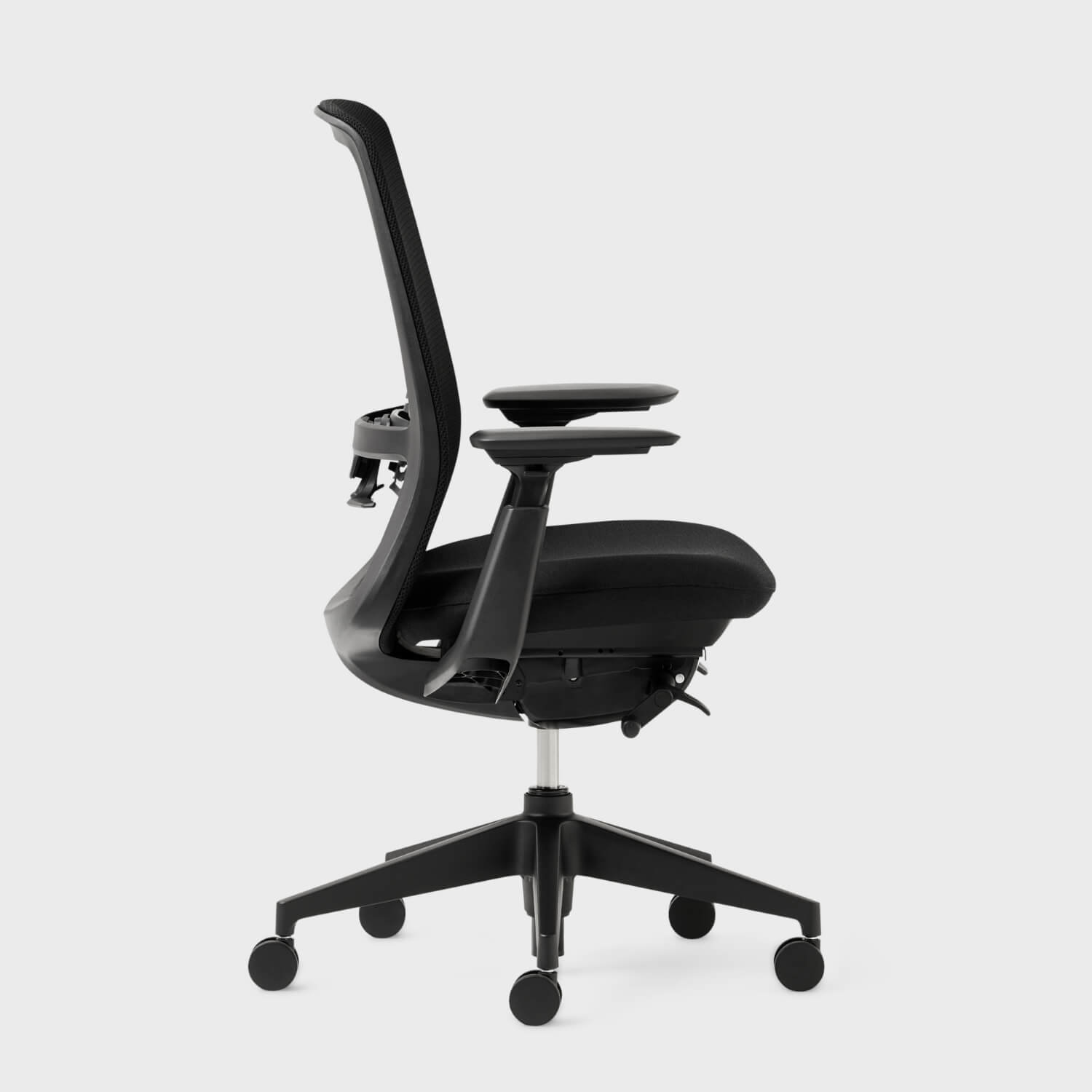 Soji Gaming Chair with Lumbar Support, Coal