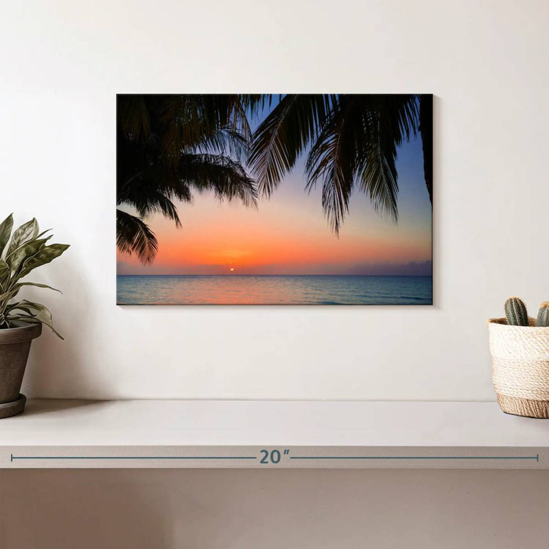 Gillard Cayo Coco Gillard coucher de soleil, H 8 po x l 12 po