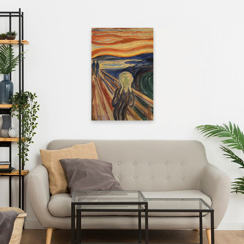 The Scream - Museum Figurative Expressionism Art, 24" H x 16" W
