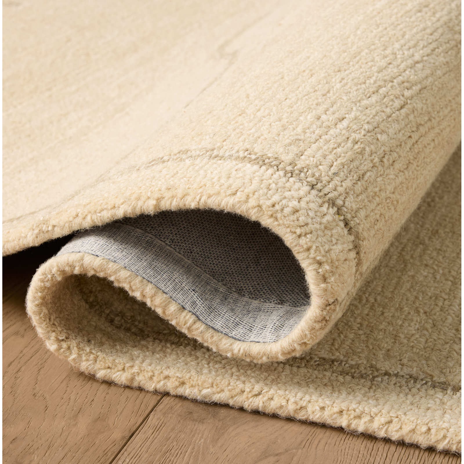 Jeremiah Brent x Loloi Barrow Ivory Taupe Jute Rug, Rectangle 7'9" x 9'9"