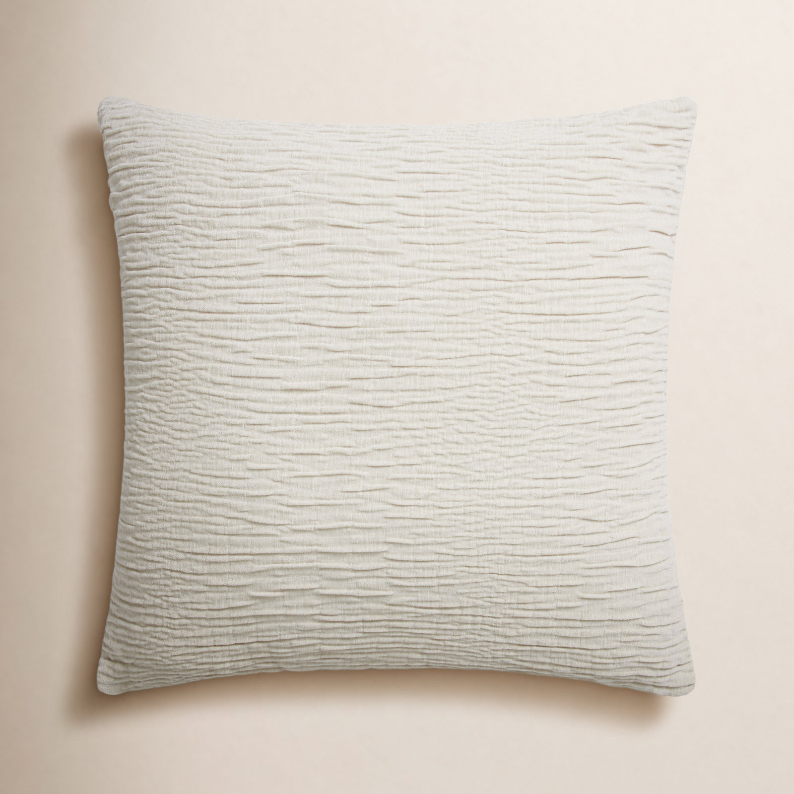 Edan Pillow Cover, Down, Silver, Square 22"