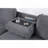 LIGHT GREY PULL OUT SOFA BED