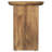 Round Solid Mango Wood Accent Side Table