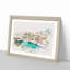 Yachts In Monte Carlo Monaco Watercolour - Picture Frame Graphic Art-56882028-56882027