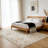 5x7 Vintage Retro Boho Area Rug. Machine Washable Low Pile Living Room Carpet with Non-Slip TPR Backing. Pet Friendly Boho Rug for Bedroom and Dining Room, Beige-1470159701-1470159709