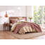 Couverture courte matelassée pour lit simple / simple TG - courtepointe respirante en tissage de panier pour chambre de dortoir et maison - literie estivale pour lit et canapé climatisée - cadeau rose-doux gris pour les femmes et les étudiants, toutes saisons-128731583-128731597
