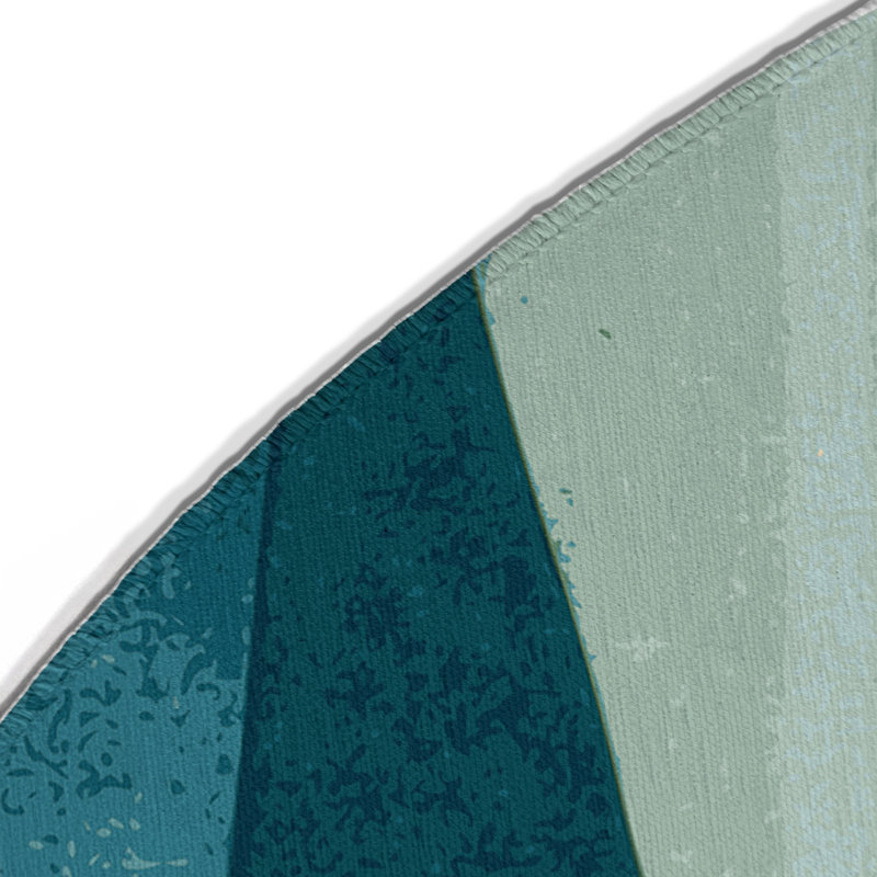 Luminous Pathways Indoor And Outdoor Area Rug, Round 5'