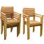 Douthat Outdoor Teak Dining Armchair