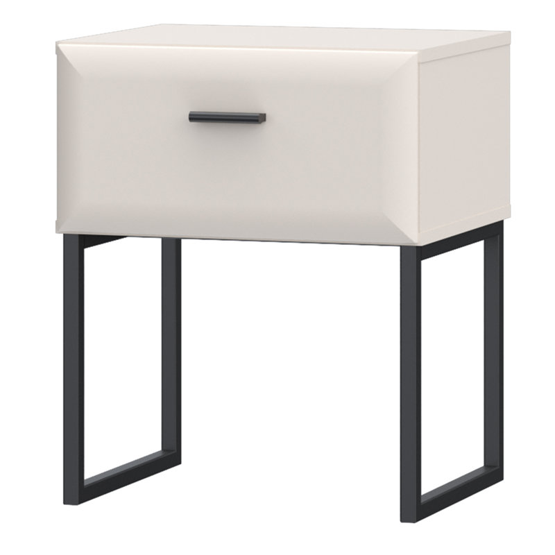 45.2cm W Manufactured Wood Bedside Table