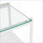 Verre trempé et café Ensemble de 3 tables de bout faciles à nettoyer pour un salon organisé