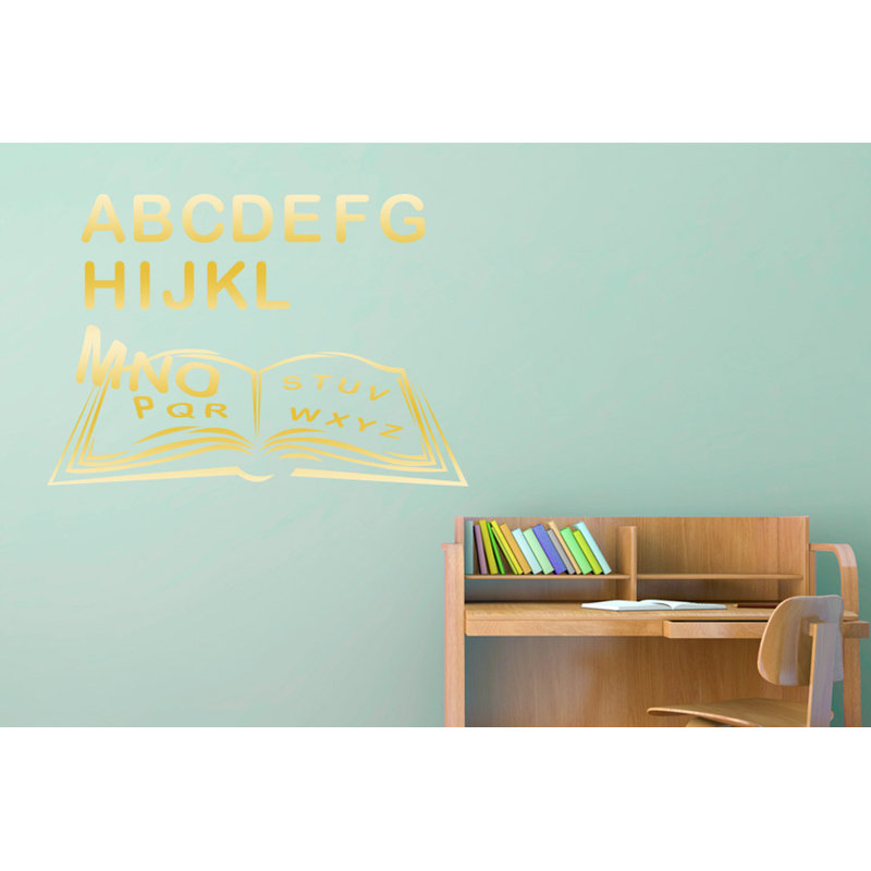 Wall Decal, Shiny Gold, Large