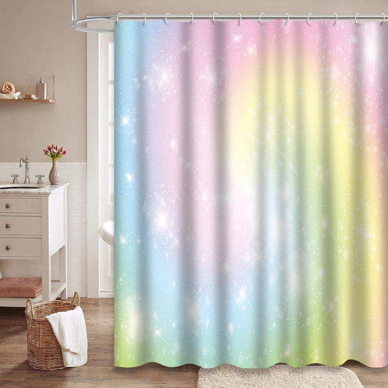 Rideau de douche Pastel, L 72 po x l 84 po