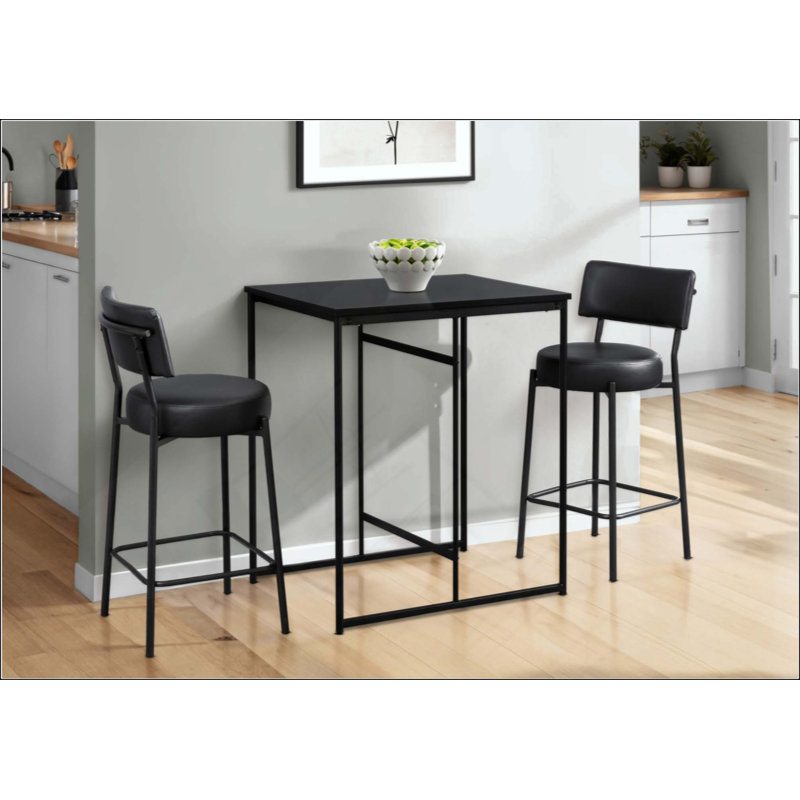 Tabouret de bar, hauteur de comptoir, ensemble de 2, cuisine, métal, contemporain, moderne