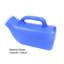 Urinoirs pour hommes - urinoirs en plastique portatifs de 1200 ml / 40 oz d'épaisseur, base anti-basculement et couvercle à encliqueter sécuritaire pour urinoir, personnes âgées, voyage-124889538