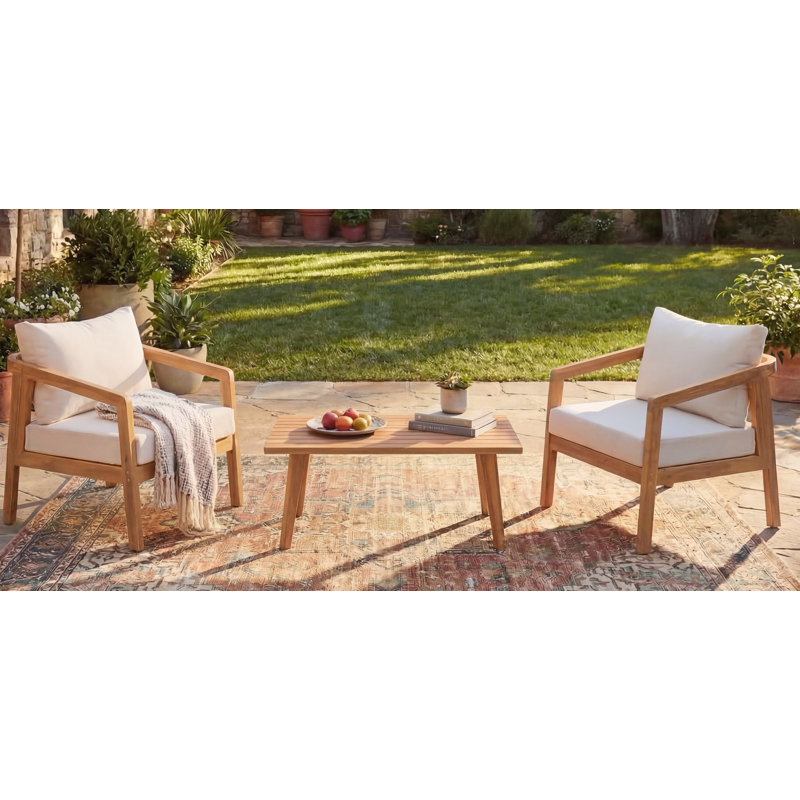 Ensemble de chaises de patio pour l'extérieur (ensemble de 3)