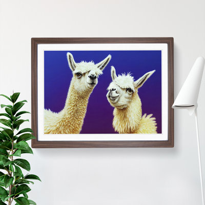 Thrilling Llamas - Single Picture Frame Print