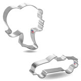 CookieCutter.com 2 -Piece Non-Stick Cookie Cutter