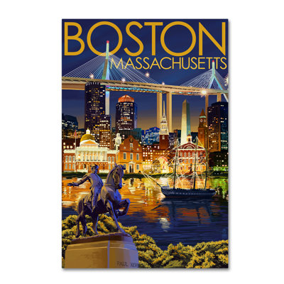 Publicité rétro sur toile Kadey «Travel Poster 101»