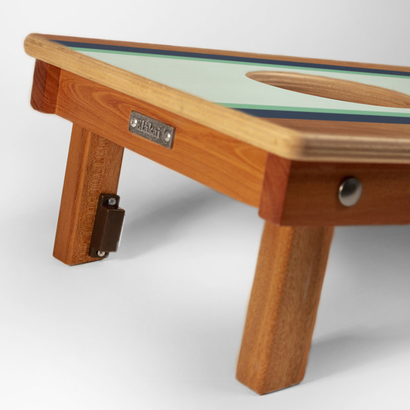 Planches de cornhole de voyage compactes 1 pi x 2 pi Gidget Surf
