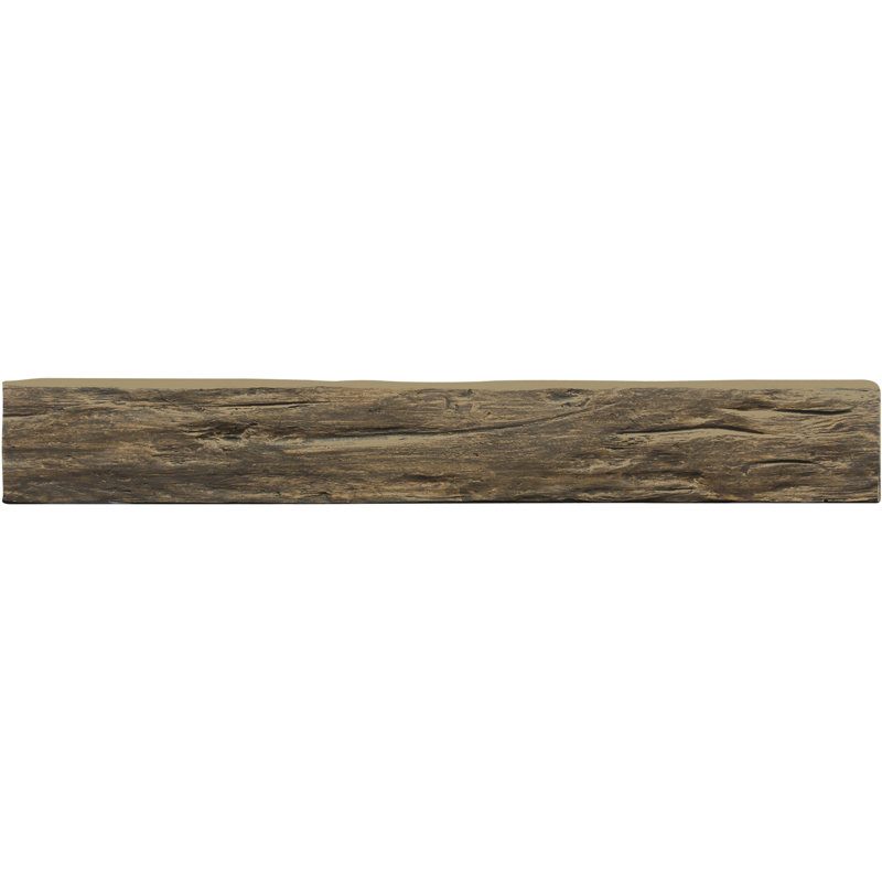 Castra High-density Polyurethane Mantel, Latte, 6" H x 6" D x 60" W