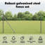 Vidaxl Fence With Posts PVC-Coated Steel-116798122-116798127