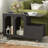 Versatile Mobile End Table With Storage And Lockable Wheels, Ideal For Any Room In Your Home.-1873780438