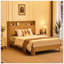Structure de lit double à lattes pleine grandeur avec rangement, ports de charge intégrés et conception en forme de vague pour les chambres à coucher modernes-885718045-885718044