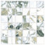 Carreau de mosaïque en porcelaine carré de 11-3 / 4 po x 11-3 / 4 po Touche 2-110924768