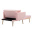 Chaise longue inclinable à accoudoirs roulés Marshea-10250003