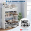 8 Pair Shoe Storage Cabinet