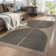 Modern Rainbow Outdoor Easy Jute Rug Area Rugs Living Room Patio Rug Farmhouse Indoor Carpet