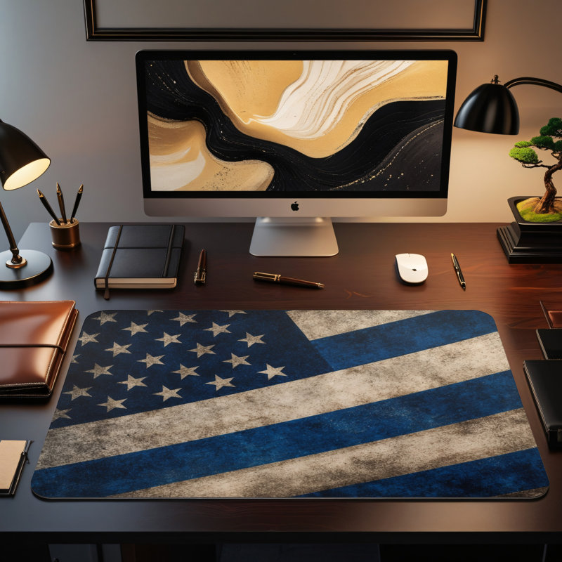 Polyester Desk Pad, 31.5x15.5