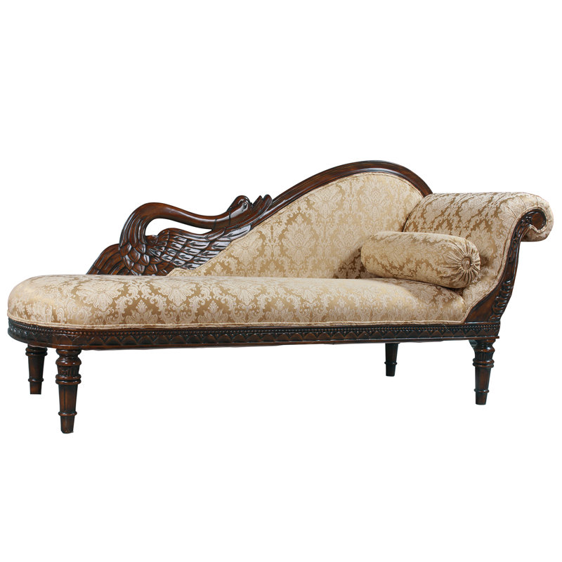 Chaise longue rembourrée Akshara Swan, Orienté à droite