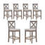 Tabouret de bar et de comptoir en X avec dossier en X-1595396170-1595396174