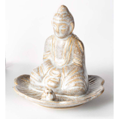 Ceramic Buddha Incense Holder