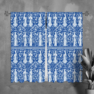 Paire de rideaux obscurcissant en polyester Hidemasa