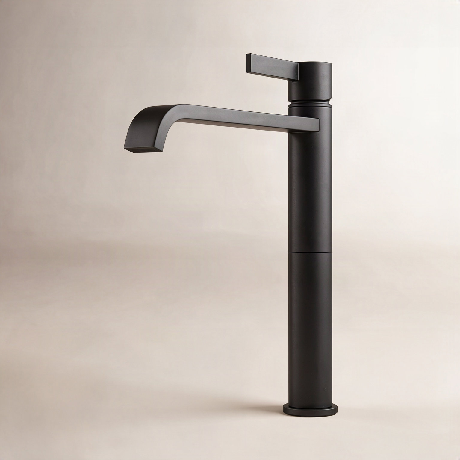 Single-handle Bathroom Faucet, Black