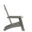 Chaises de style Adirondack intérieur / extérieur à double lattes Balasi-2028281909