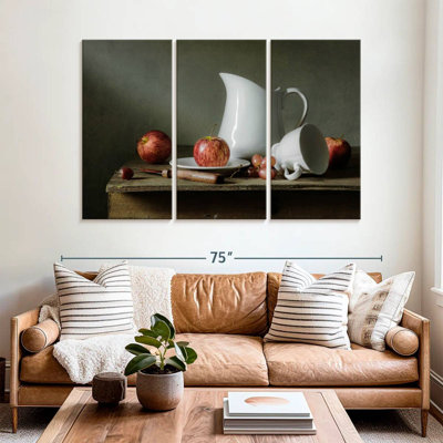 Senne, fruits et vaisselle