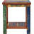 Maidste Recycled Teak End Table with Shelf