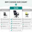 Grande et grande chaise de bureau avec accoudoirs rembourrés et siège réglable - peut supporter jusqu'à 500 lb-49798116