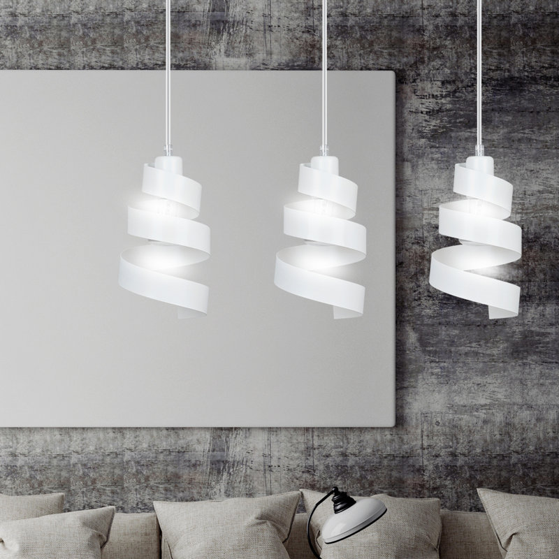 Norwich 3 - Light Kitchen Island Pendant, White