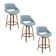 Fabrico 26" Fixed-Height Counter Stool - Set Of 3