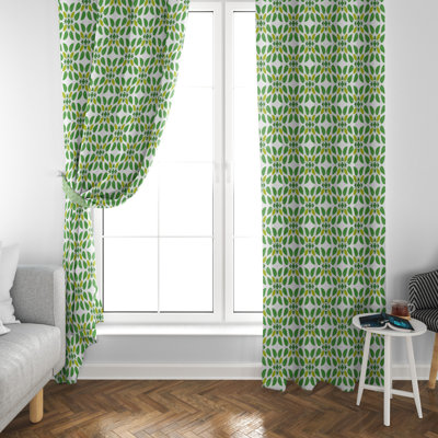 Semi Sheer Curtain Pair