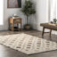 Tapis beige en laine Trellis-1093636875