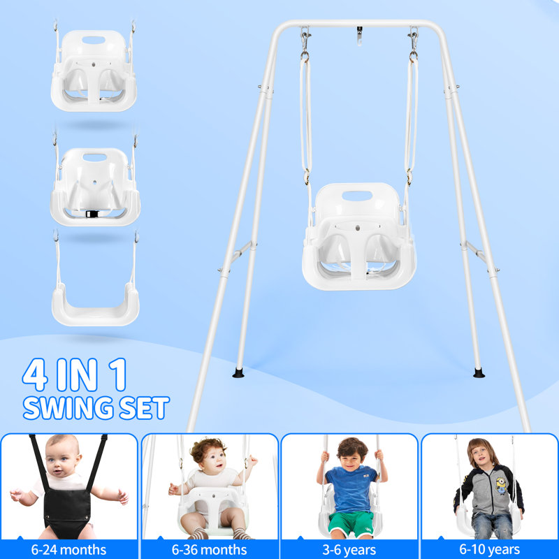 Baby Walker With Wheels Portable Baby Swing In Toddler Swing