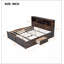 Lit plateforme très grand multi-rangement en bois-1247569903