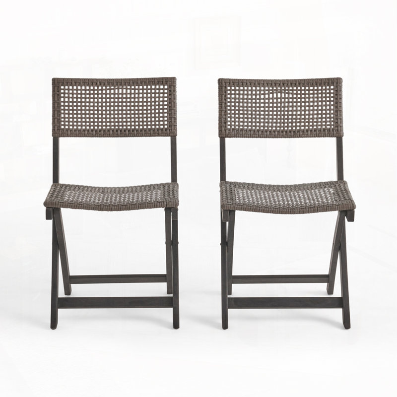 Chaise d'extérieur pliable, Gris