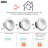 Air-Tight LED Retrofit Recessed Lighting Kit-33641346
