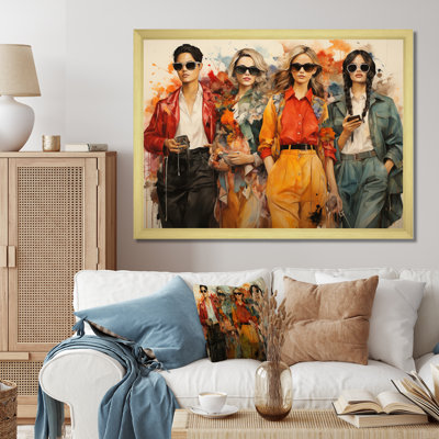 «Italian Fashion Retro Revival I», reproduction sur toile